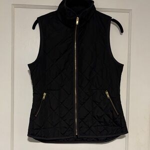 Old Navy Women's Black Quilted Vest